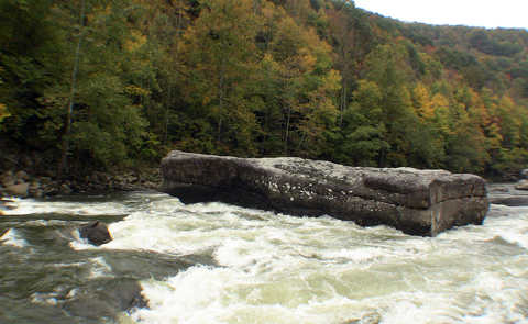 Shipwreck Rock Gauley River Rapids